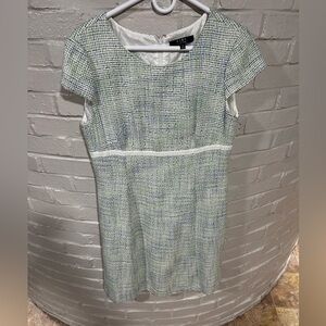 Alex Marie Short Sleeve Tweed Sheath Dress size 12